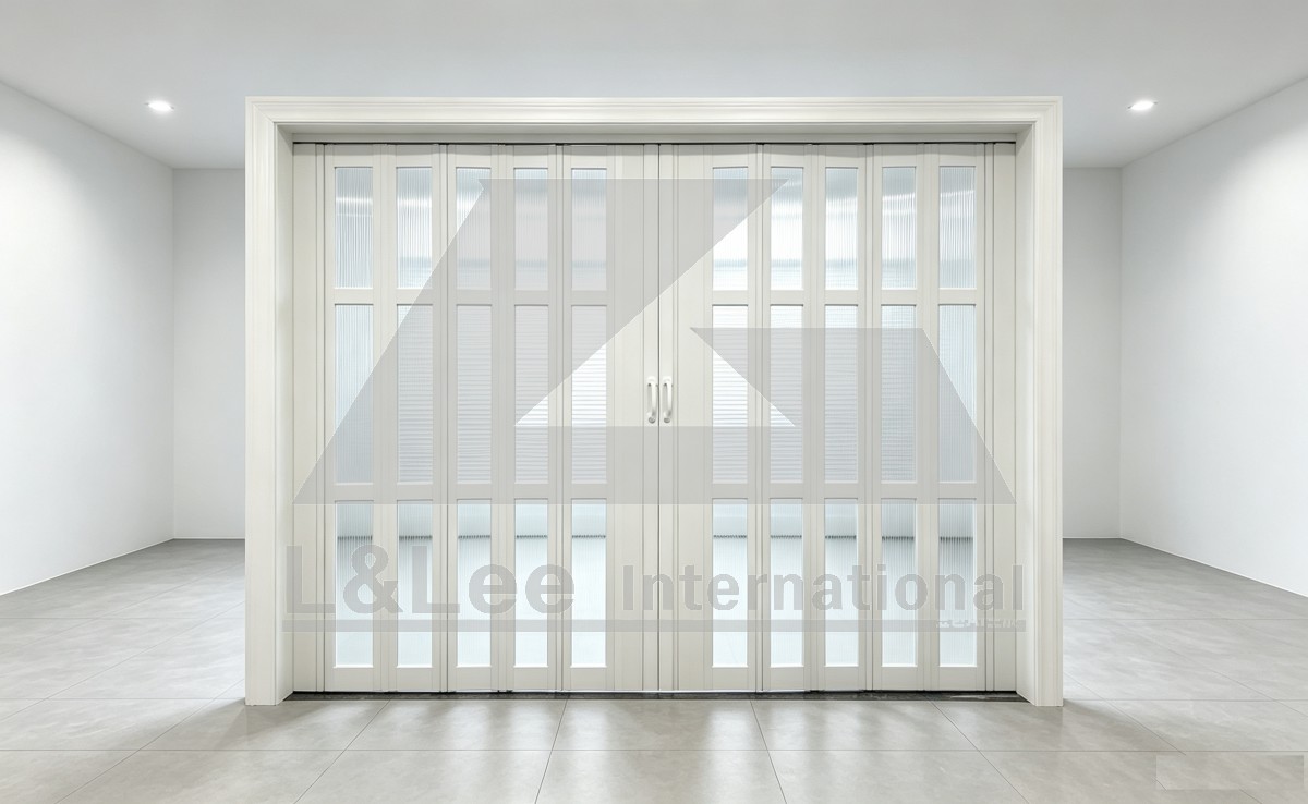 PVC L 3.9 M X H 2.4M. Folding Sliding Partition Door    